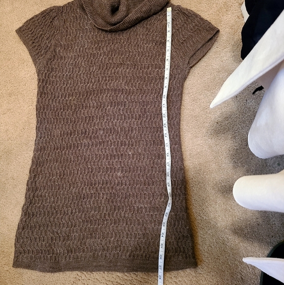 Mocha Tunic Length Sweater EUC - Picture 5 of 7